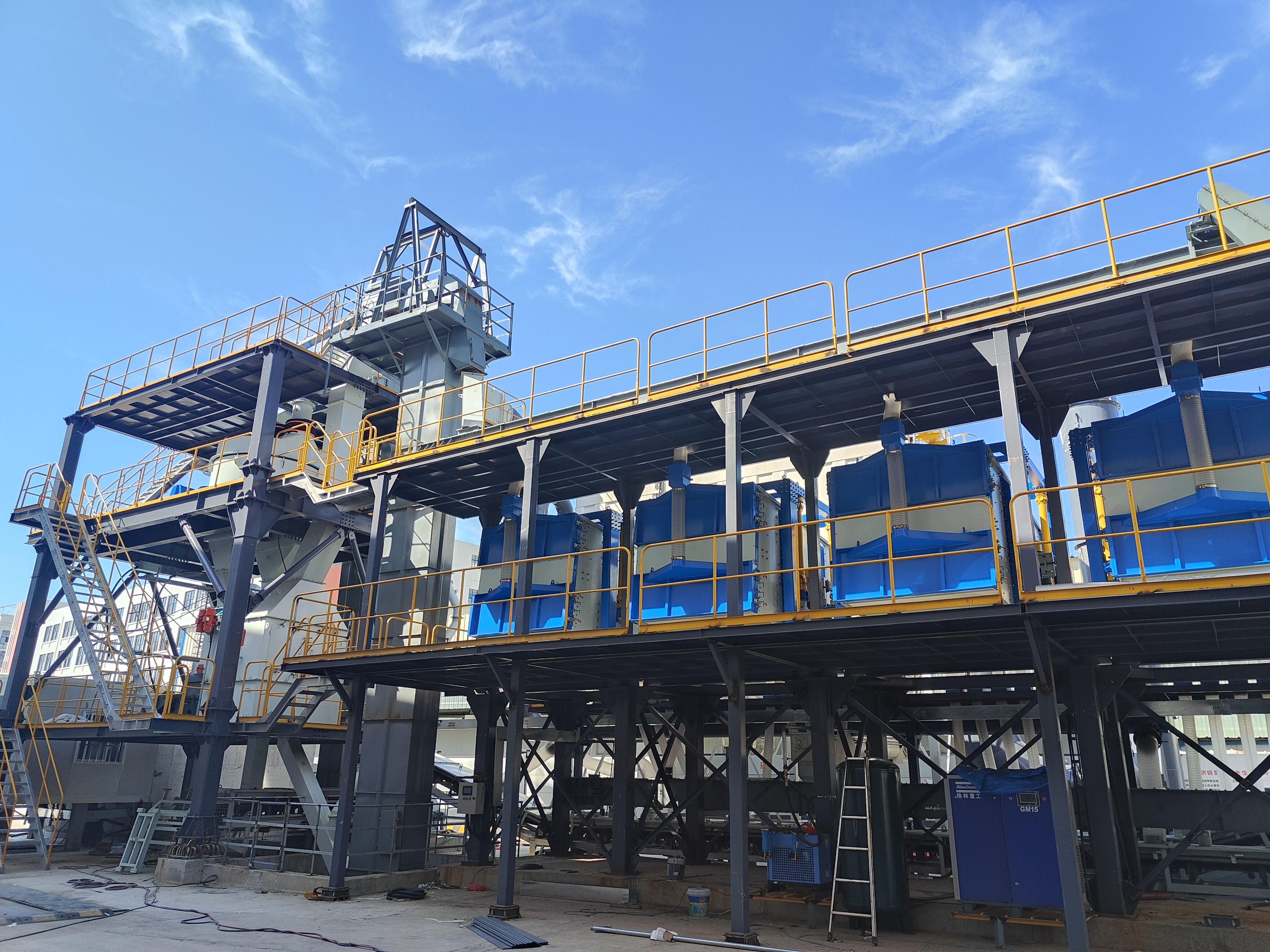 干法制砂樓：讓鋼渣變廢為寶，生產(chǎn)多元機制砂